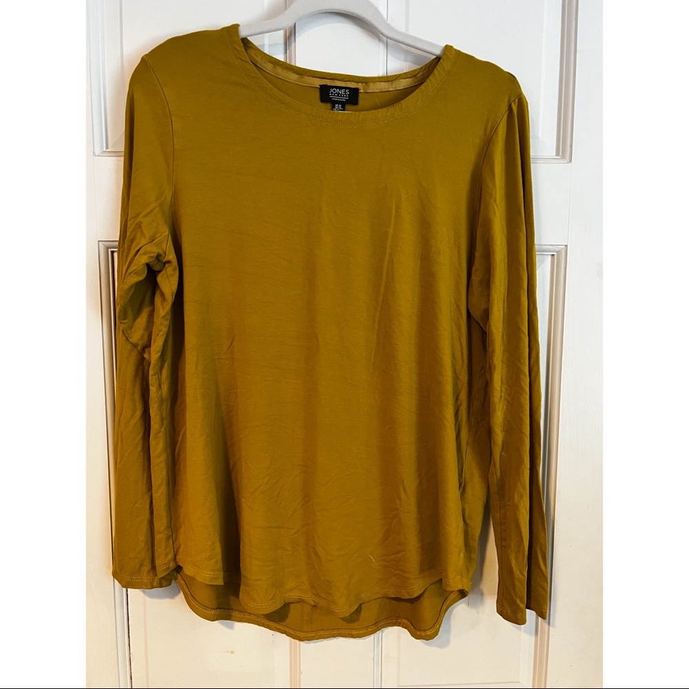 Mustard Yellow Jones New York top
